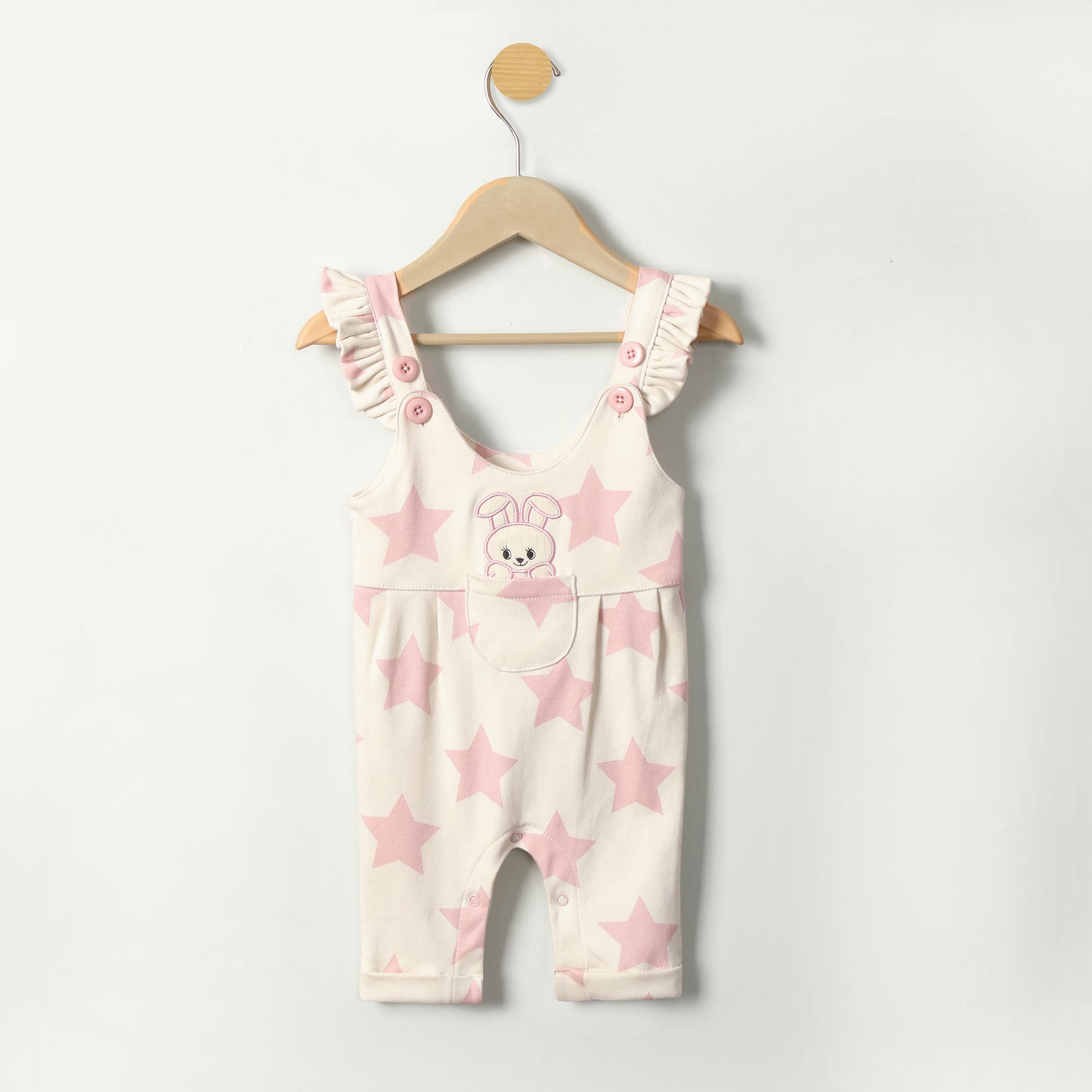 Bunny Pop Dungaree 2pc Set