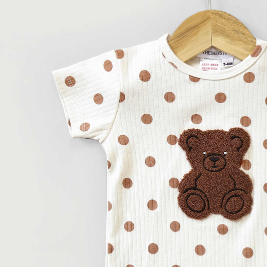 Peek a Bear Single Romper