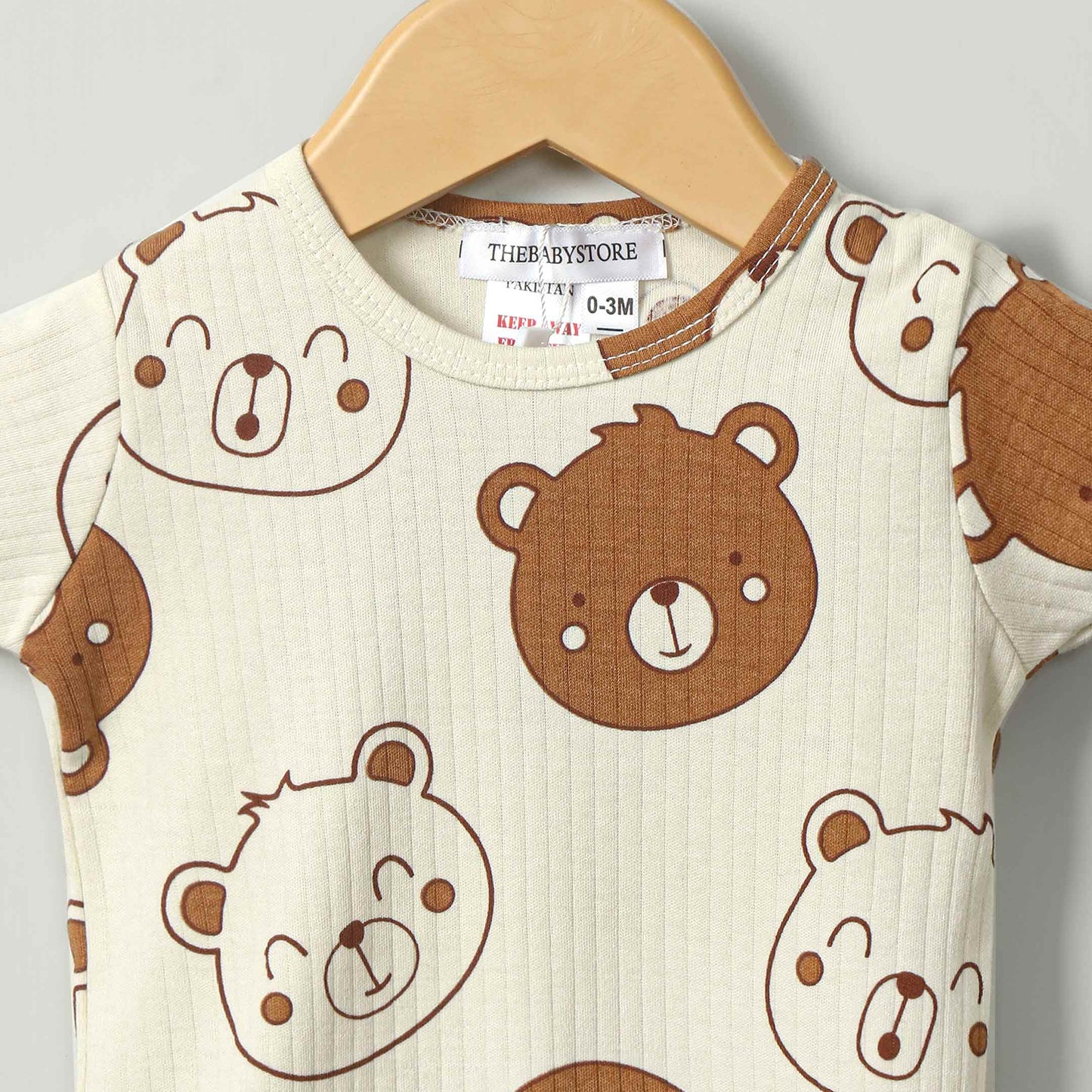 Honey Bear Dungaree 2pc Set
