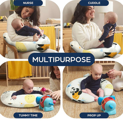 Panda Print Baby Nursing Pillow