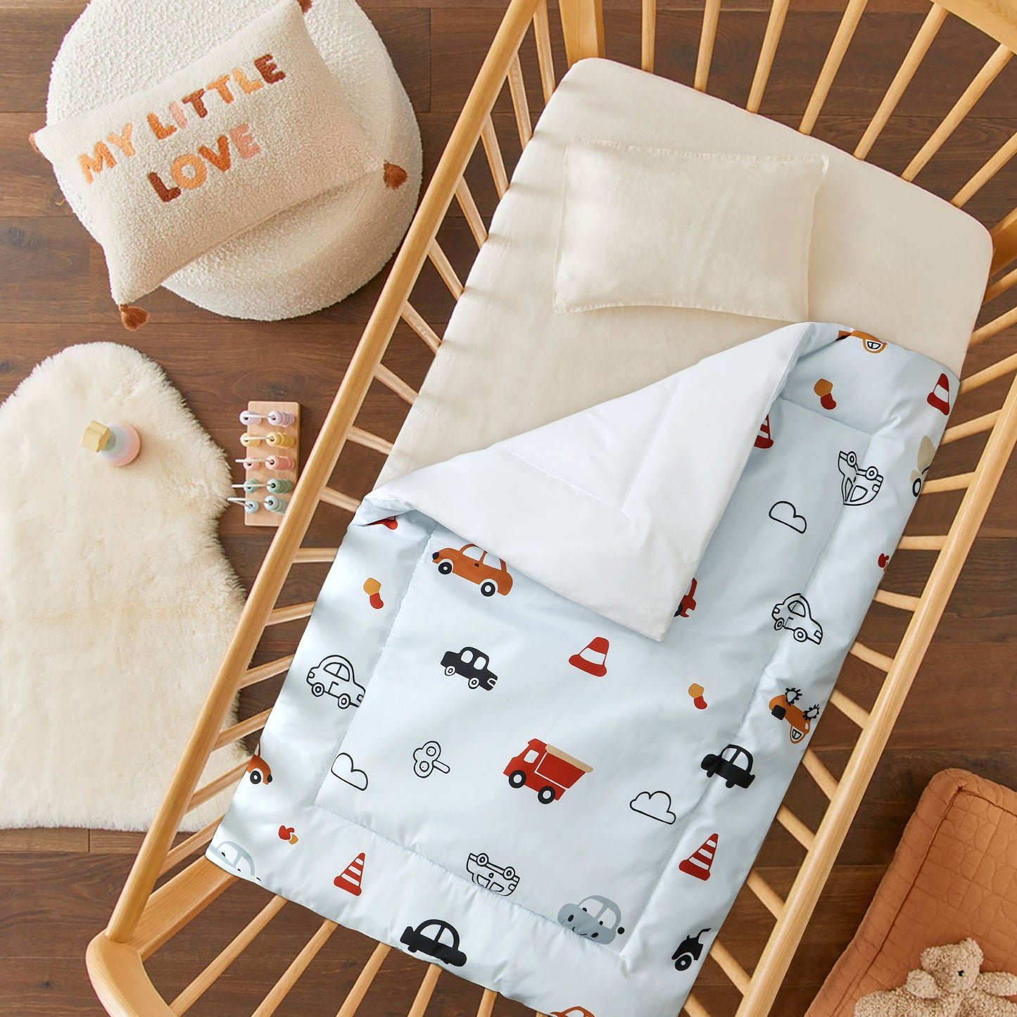 Little Wheels Baby Comforter