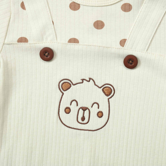 Polka Bear Romper