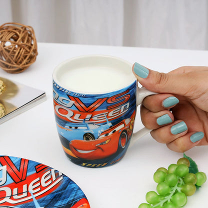 Kids Cars Appetizer Ceramic Dinner Set- 3Pcs