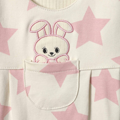 Bunny Pop Dungaree 2pc Set