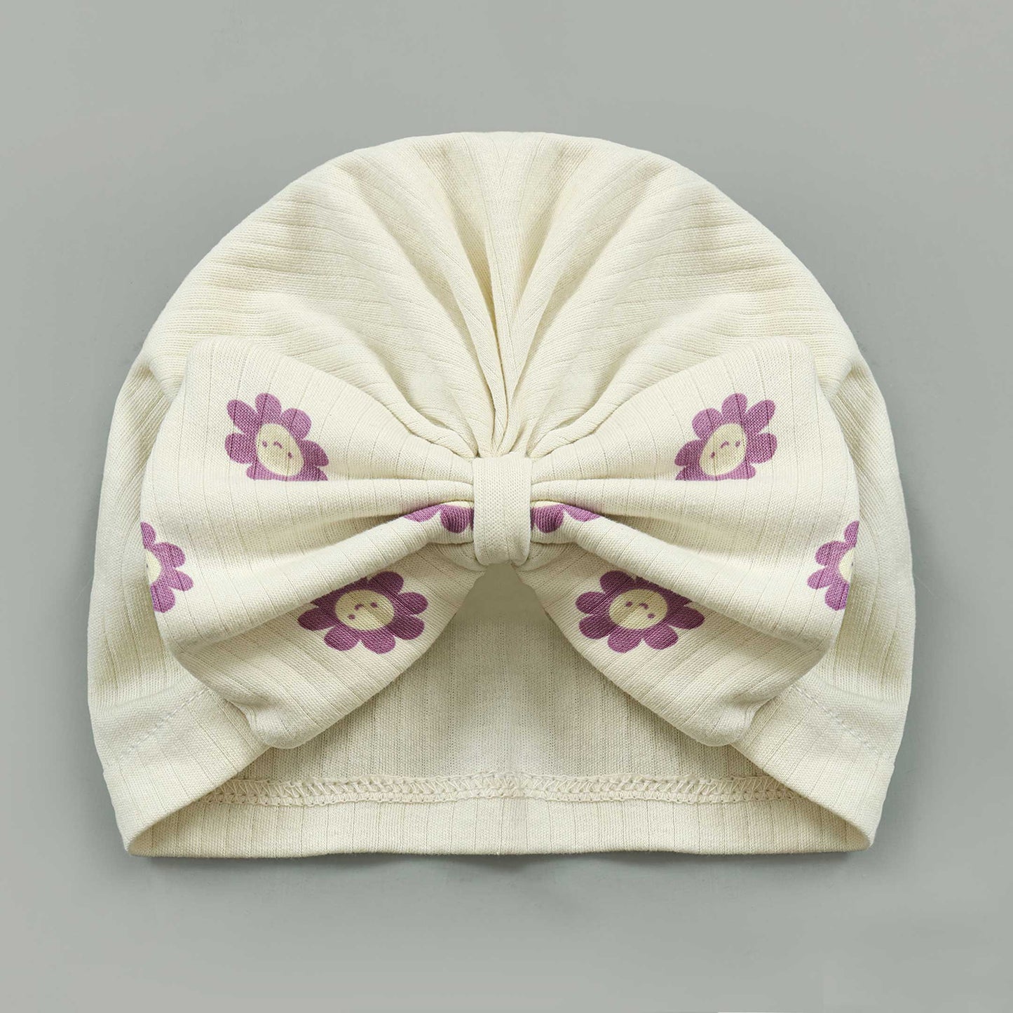 Floral Baby Caps - Pack Of Three