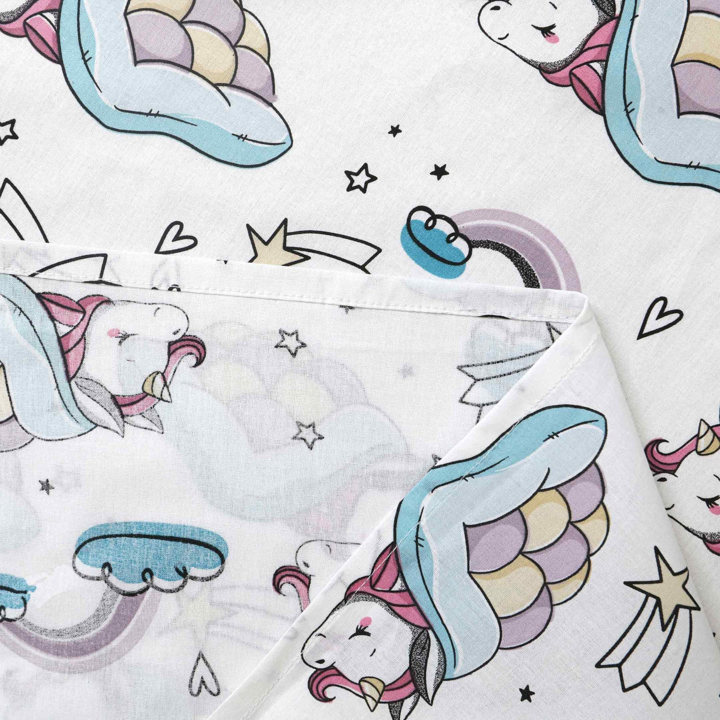 Sleepy Unicorn Fantasy Crib Bedding Set