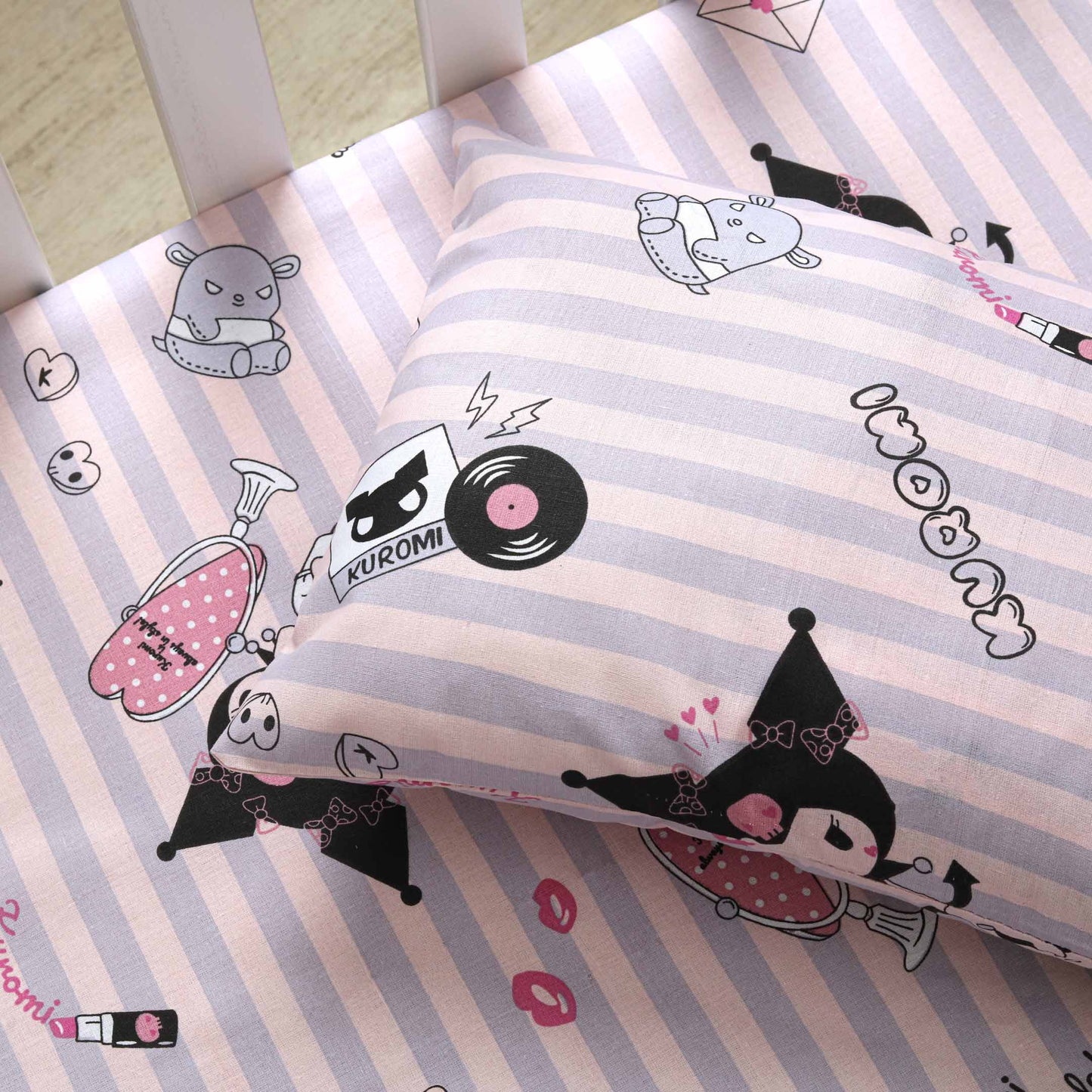 Kuromi Dreams Crib Bedding Set