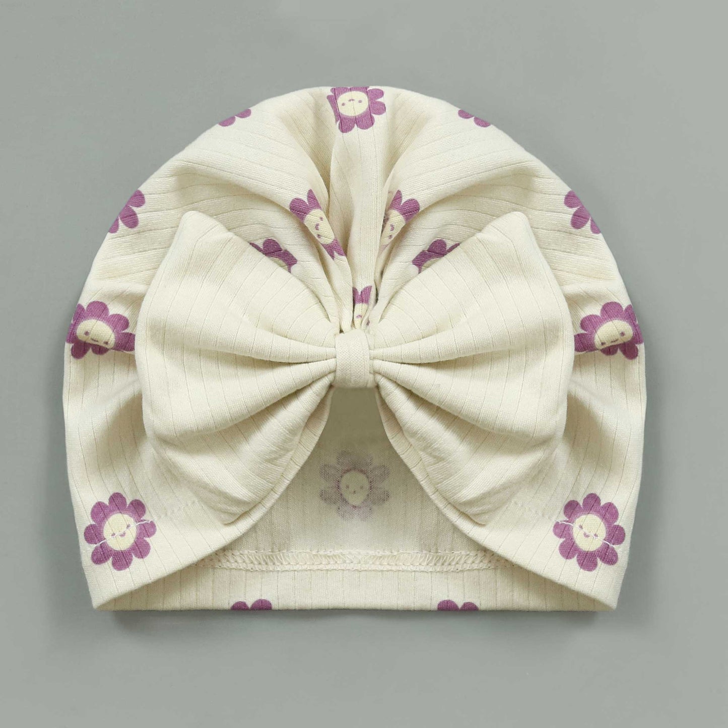 Floral Baby Caps - Pack Of Three