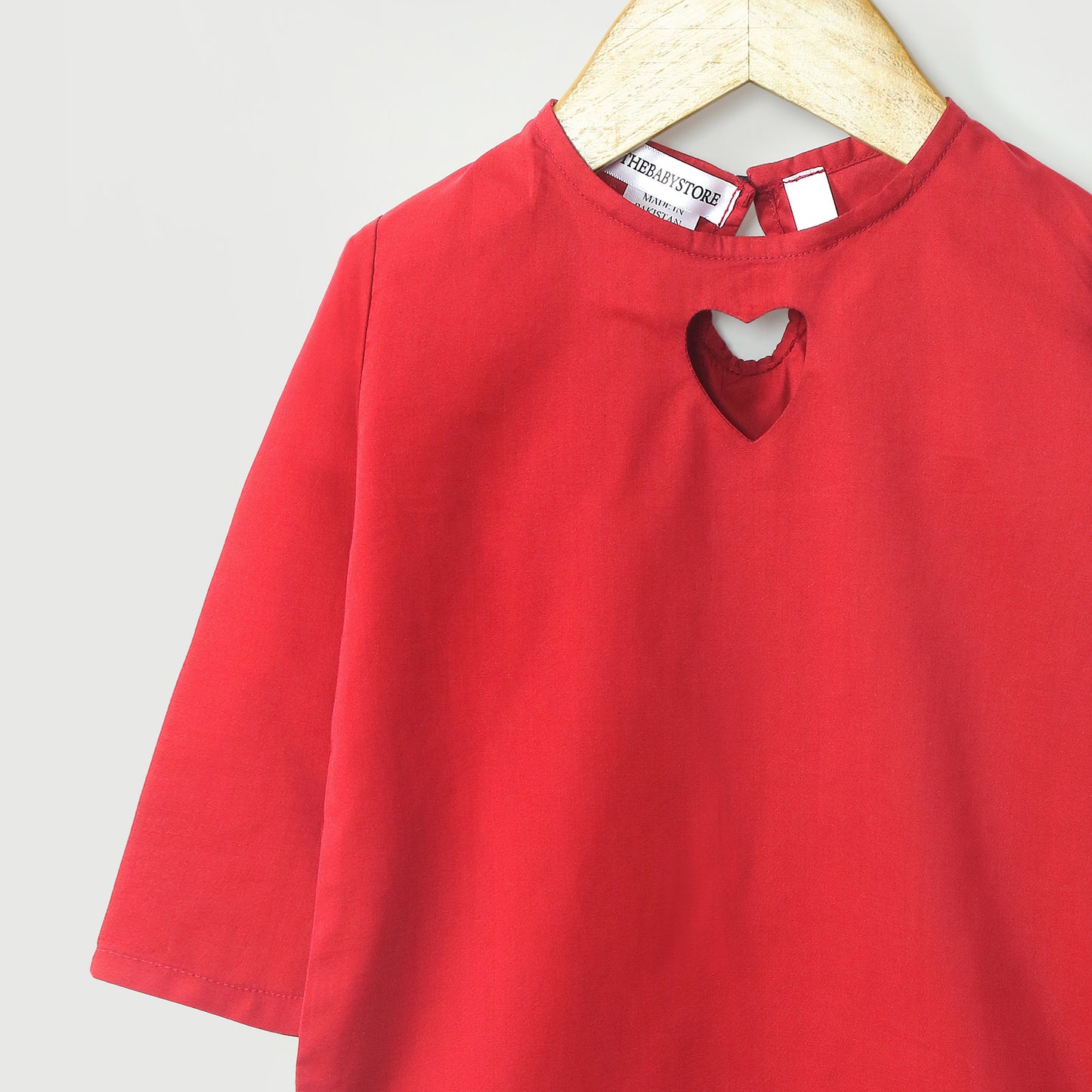 Tiny Heart Embroidered Kameez With Trouser