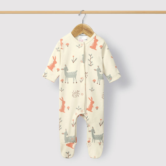 Animal Printed Baby Romper