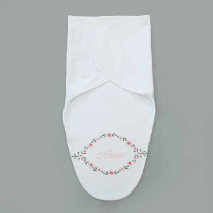 Customized Name Floral Embroidered Bundle