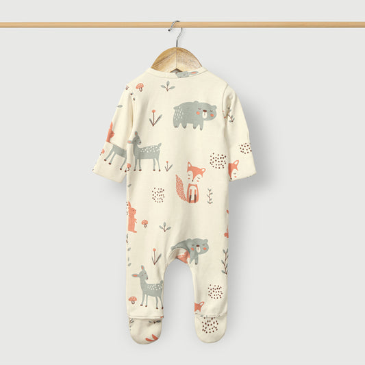 Animal Printed Baby Romper