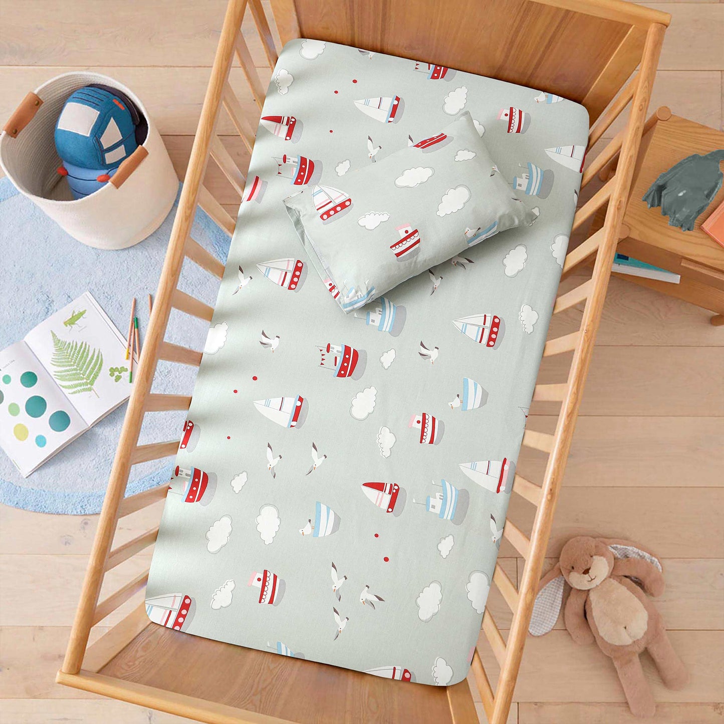 Little Sailor's Crib Bedding Set