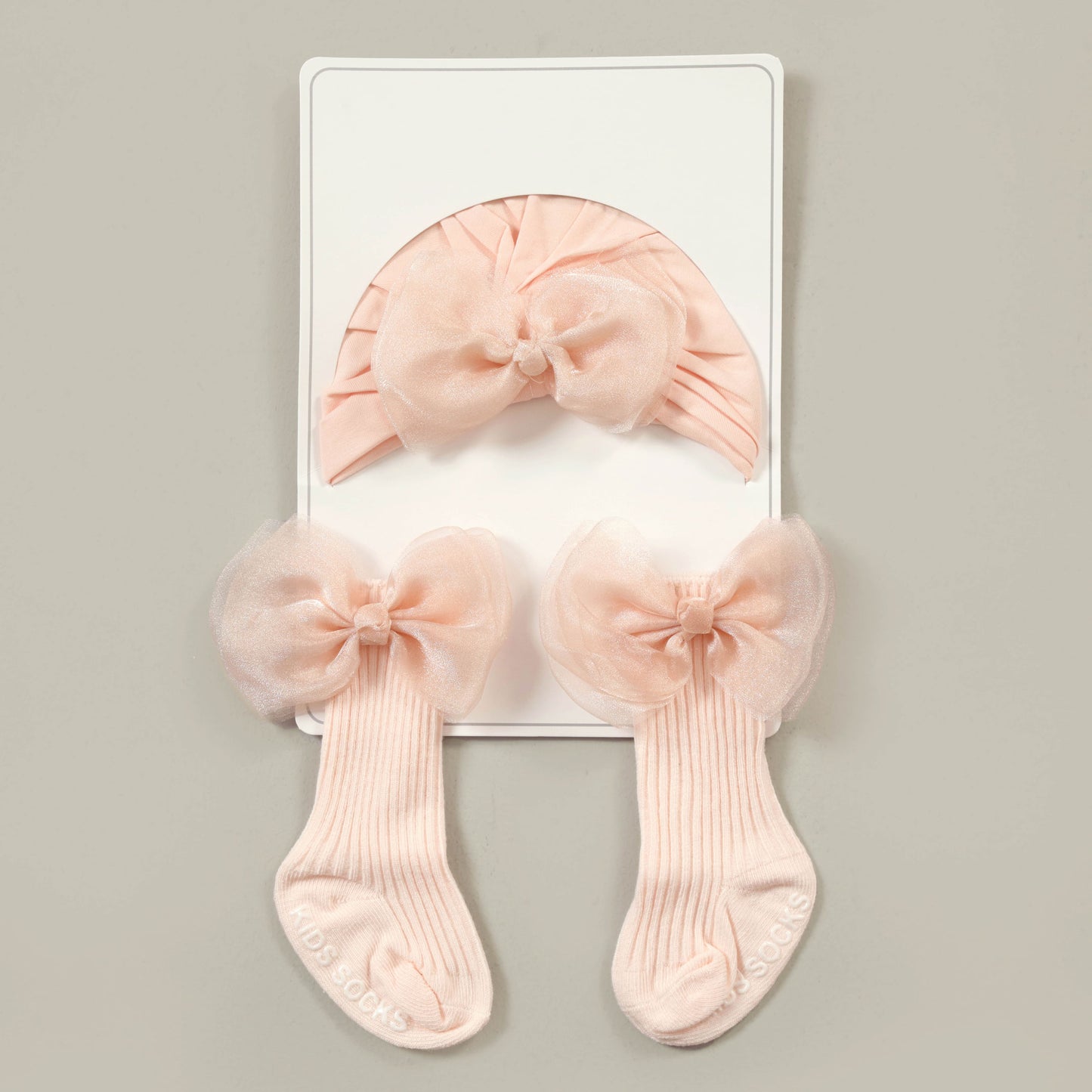 Blush Bow Set