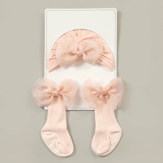 Blush Bow Set