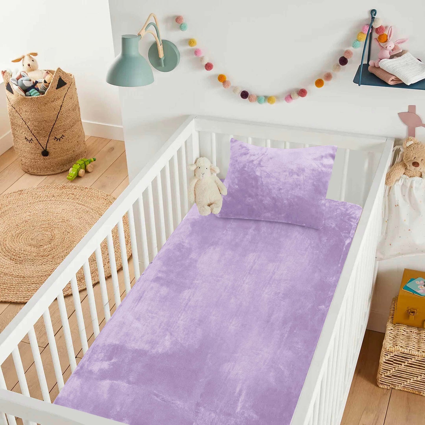 Fleece Fitted Sheet & Pillow
