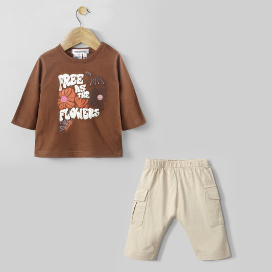 Free As The Flowers Shirt & Trouser 2pc Set