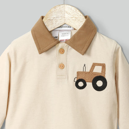 Little Tractor Shirt & Trouser 2pc Set