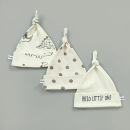 Dino Baby Caps - Pack Of Three