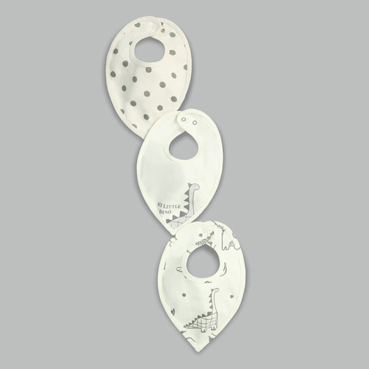 Dino Baby Bibs - Pack Of Three