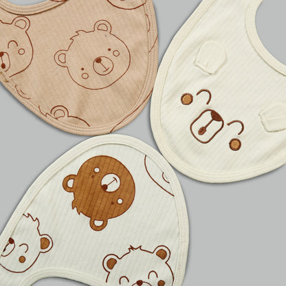 Bear Baby Bibs - Pack Of Three