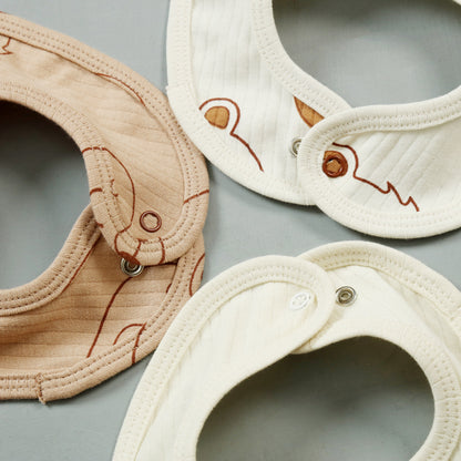 Bear Baby Bibs - Pack Of Three