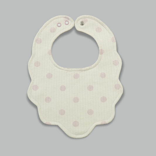 Blush Polka Baby Bib