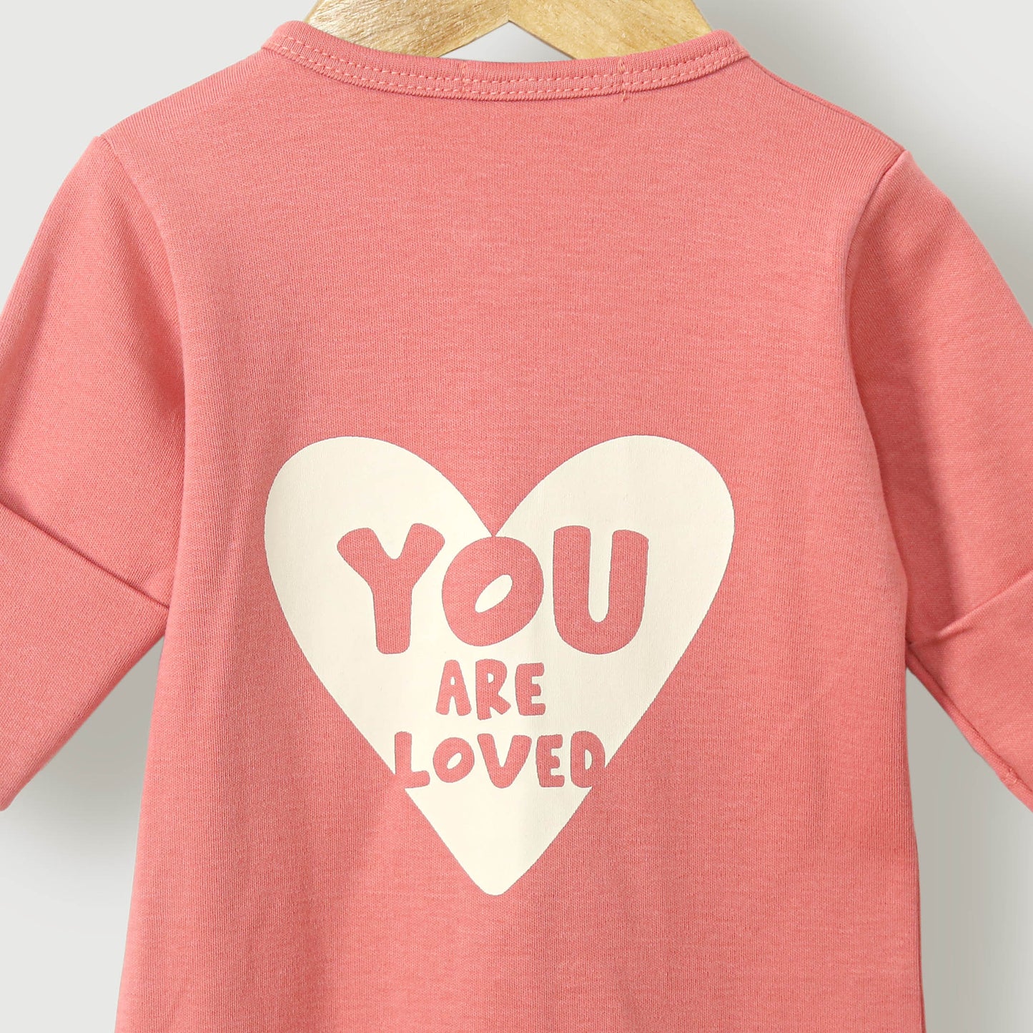 Heart Printed Baby Rompers (Pack of 3)