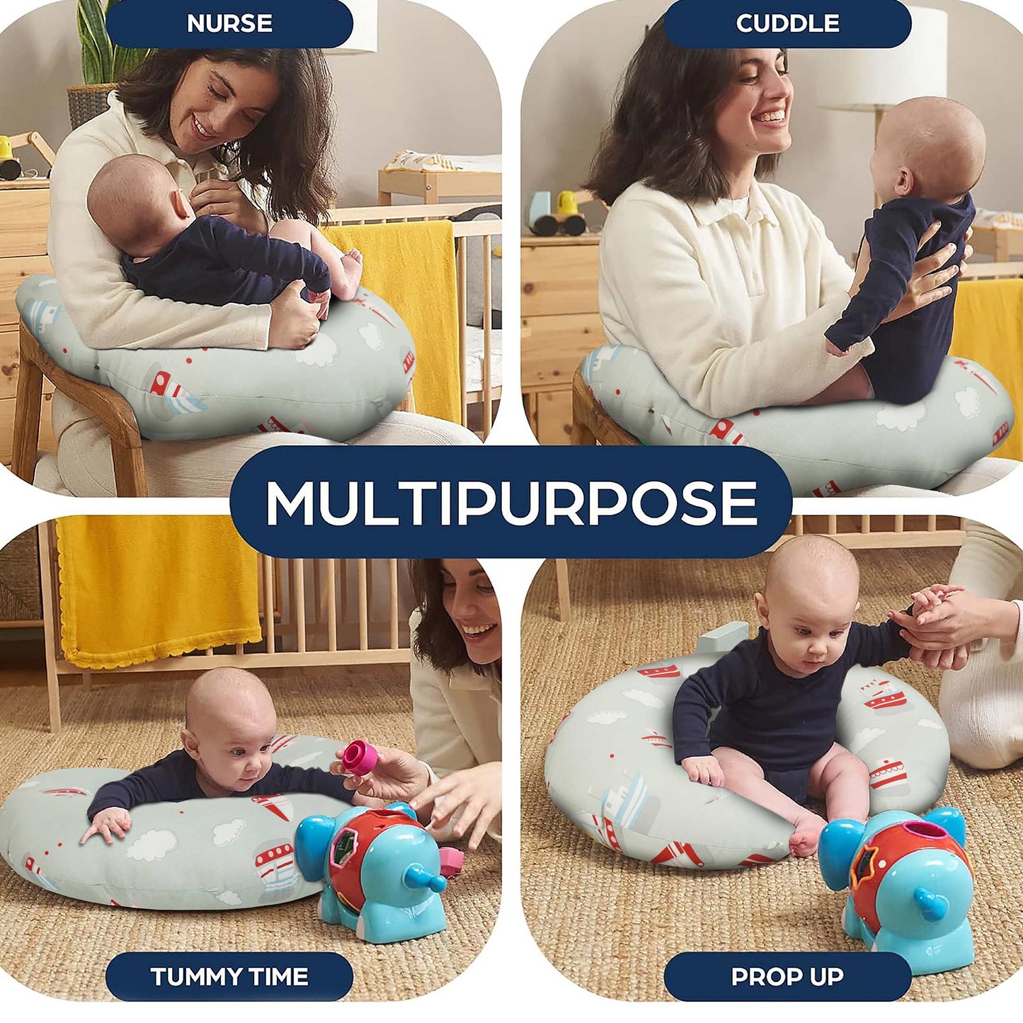 Little Sailor's Baby Nursing Pillow