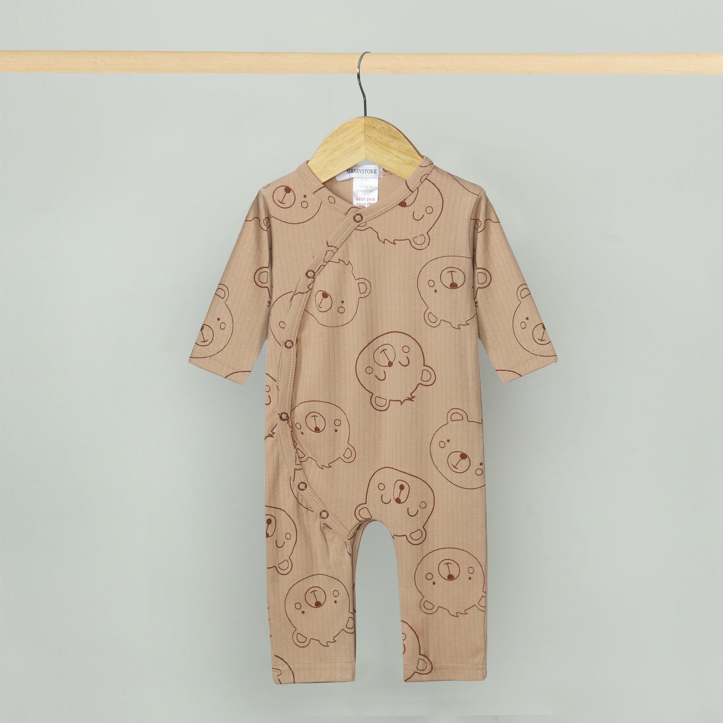 Honey Bear Baby Rompers (Pack of 3)