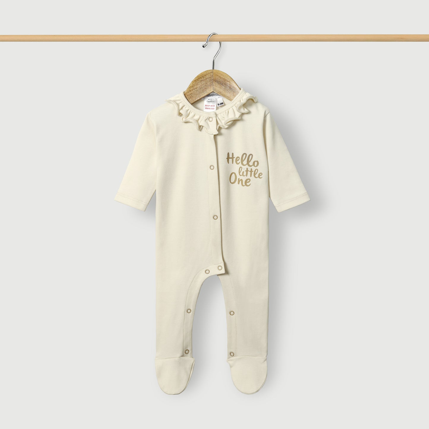 Butterfly Printed Baby Rompers (Pack of 3)