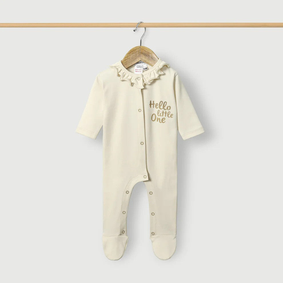 Butterfly Printed Baby Rompers (Pack of 3)