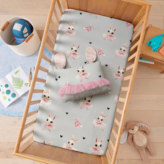 Baby Ballet Crib Bedding Set