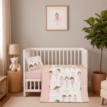 Ballerina Baby Comforter Set