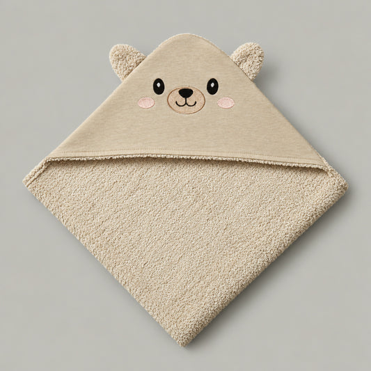 Bear Hooded Baby Towel