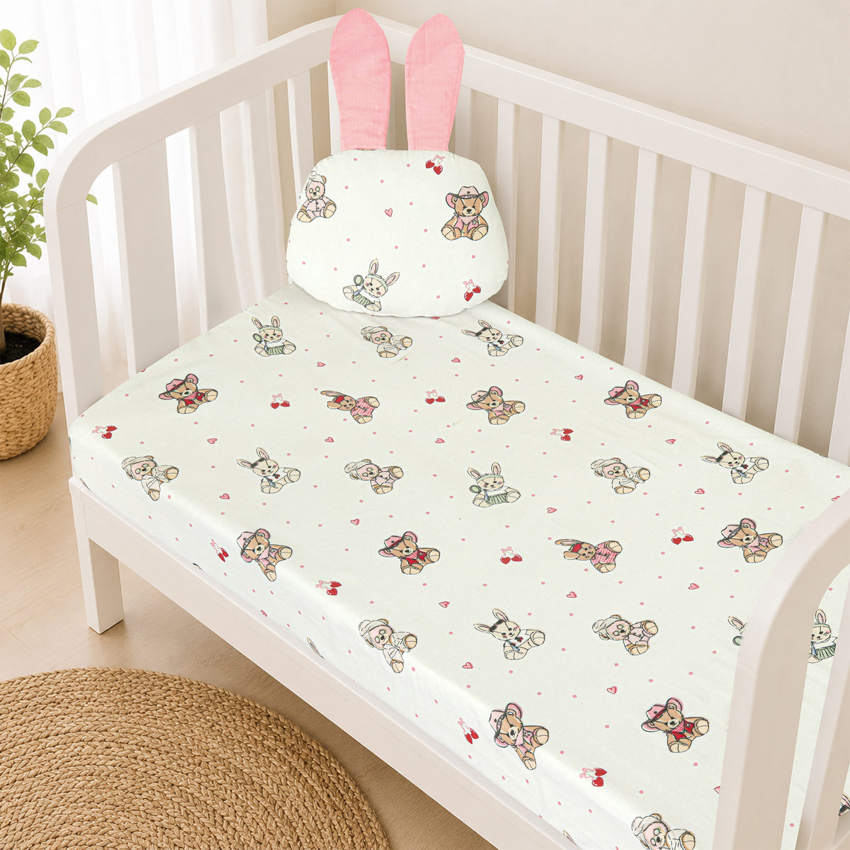 Bear & Bunny Crib Set