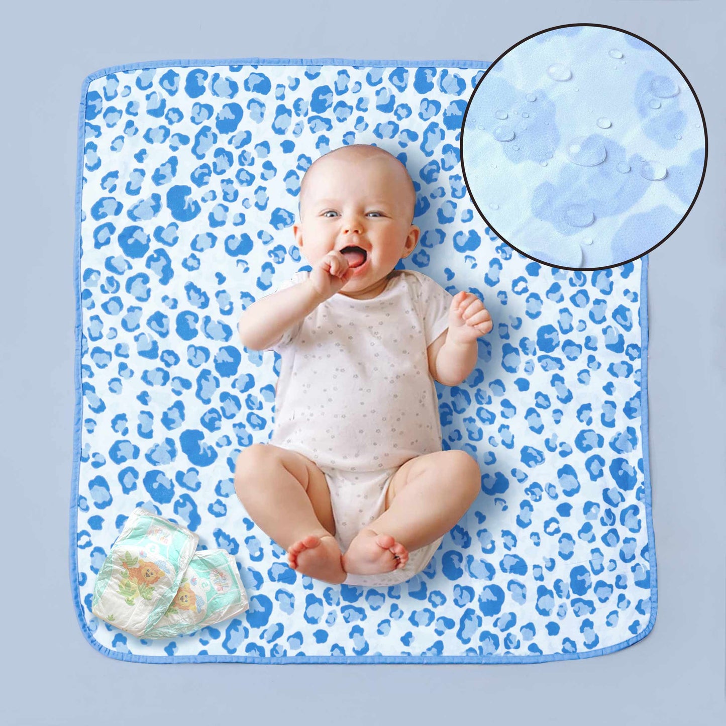 Sky Pebbles Baby Diaper Changing Sheet