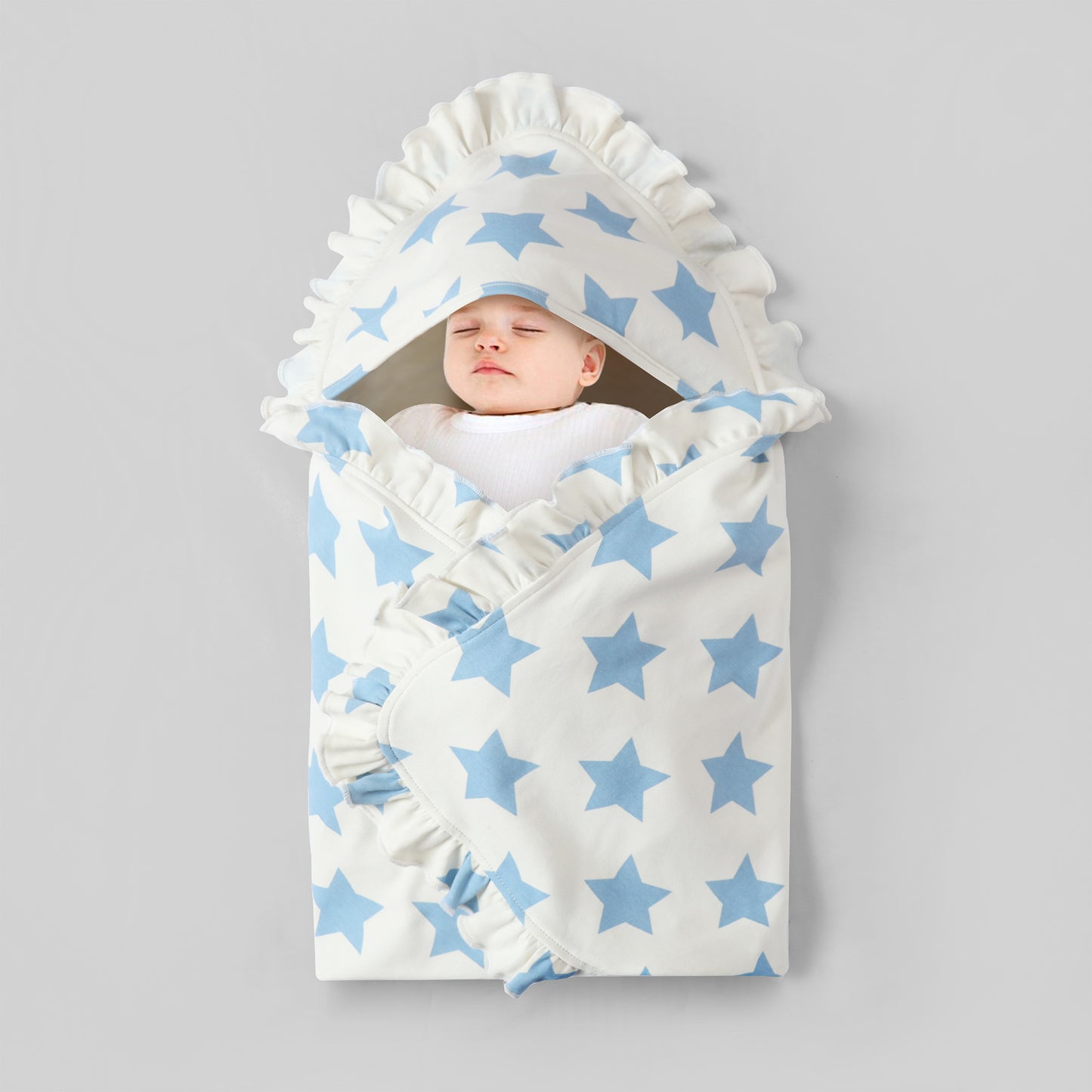 Blue Stars Wrapping Sheet