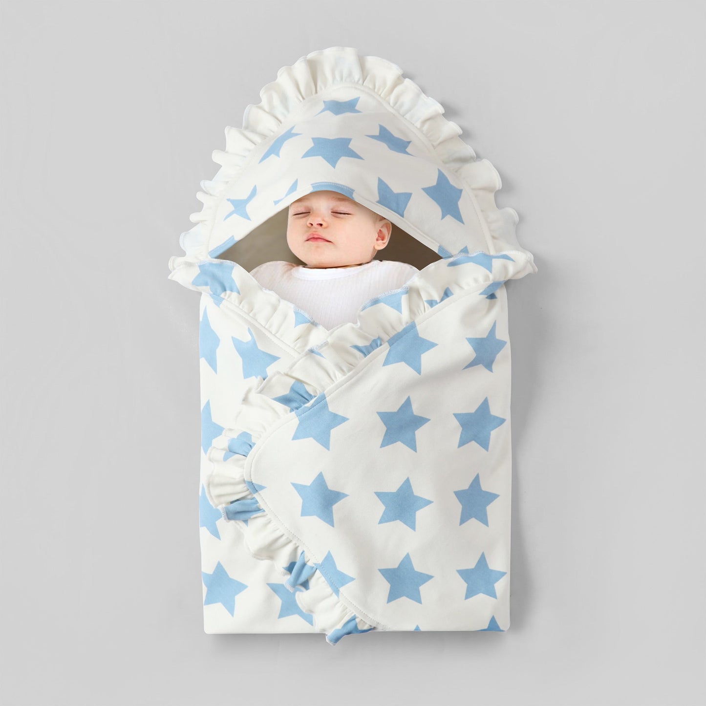 Blue Stars Wrapping Sheet