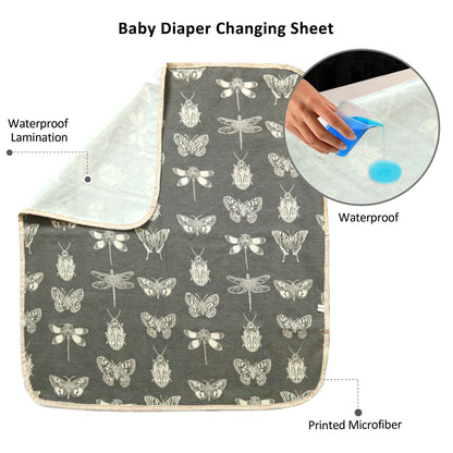 Bug Safari Baby Diaper Changing Sheet