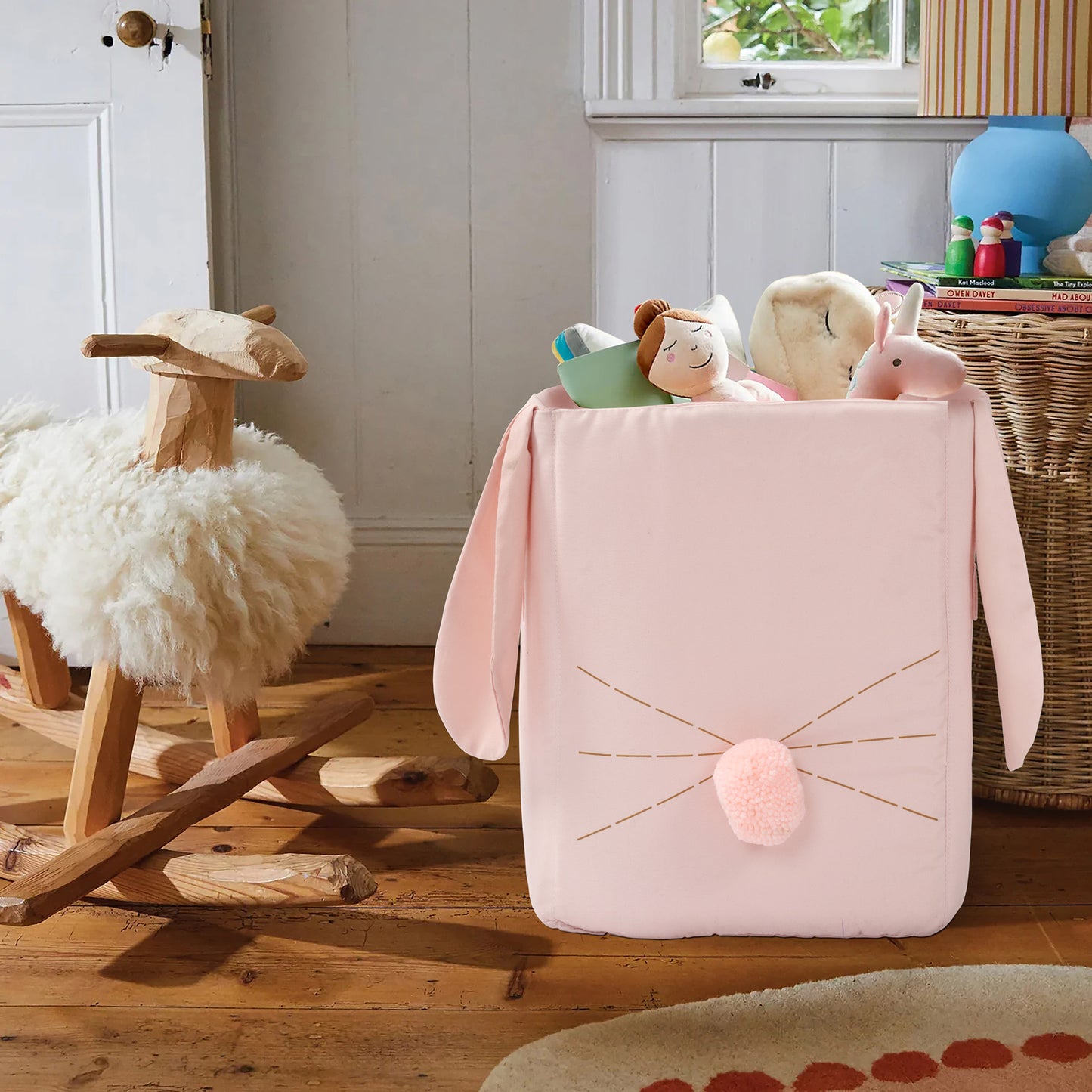 Bunny Bliss Baby Toy Basket