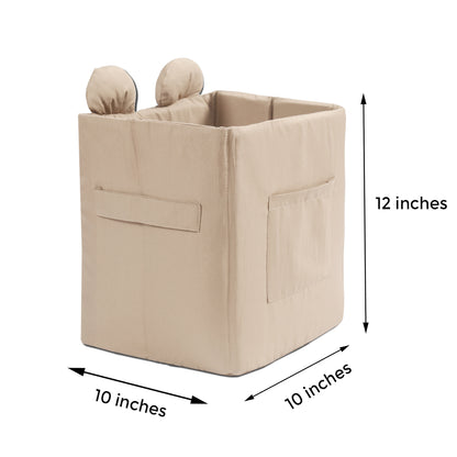 Cuddly Bear Baby Toy Basket