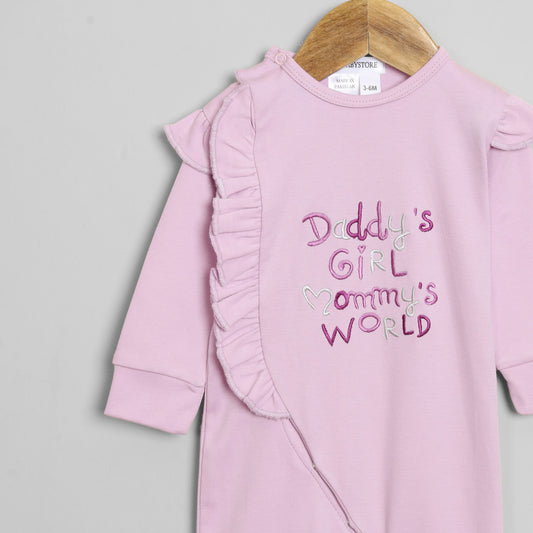 Daddy's Girl, Mommy's World Baby Romper