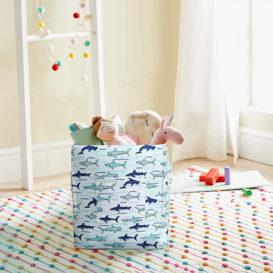 Deadly Sharks Baby Toy Basket