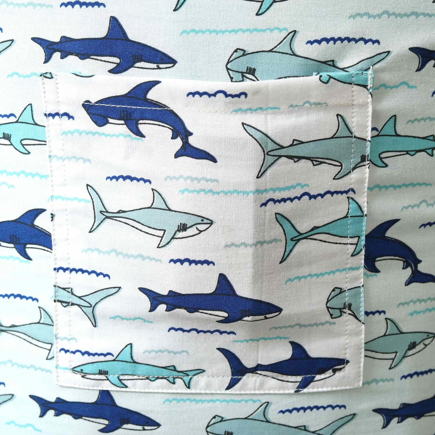 Deadly Sharks Baby Toy Basket