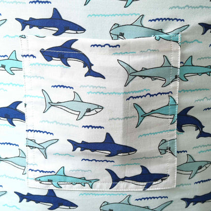 Deadly Sharks Baby Toy Basket