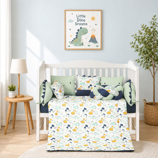 Dinosaur Adventure Cot Set
