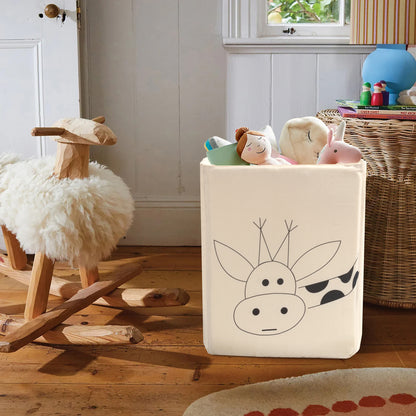 Giraffe Giggles Cube Baby Toy Basket