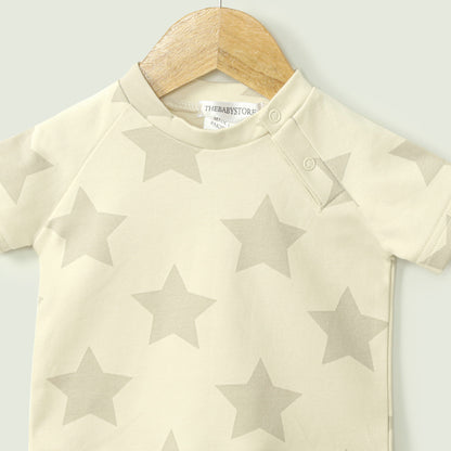 Grey Stars Printed Shirt