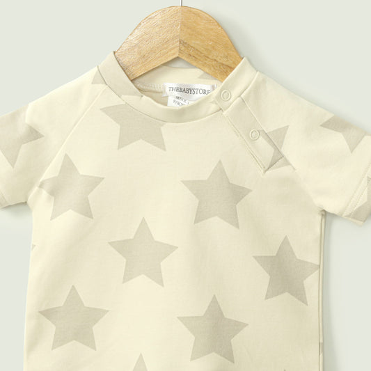 Grey Stars Printed Shirt